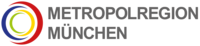 Abbildung Logo mit bunten Halbkreise und der Beschriftung Metropolregion München